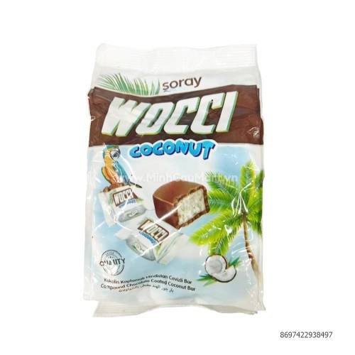 Kẹo socola dừa Wocci 500g