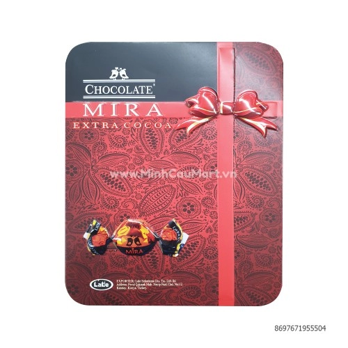 Kẹo Socola Majesty Lale HT chữ nhật 180g Hộp Đỏ