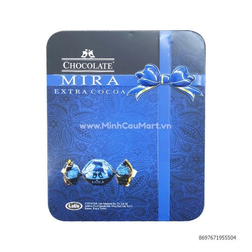 Kẹo Socola Majesty Lale HT chữ nhật 180g Hộp Xanh