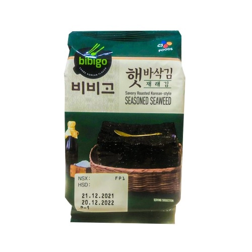 Rong Biển Ăn Liền Bibigo CjFoods 4g Rong Biển Ăn Liền Bibigo CjFoods 4g