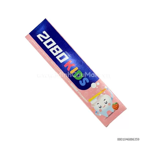 Kem Đánh Răng Trẻ Em 2080 Kids Toothpaste Strawberry Hương Dâu 80g Tinh chất hương Dâu Kem Đánh Răng Trẻ Em 2080 Kids Toothpaste Strawberry Hương Dâu 80g Tinh chất hương Dâu