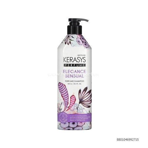 Dầu Gội Kerasys Perfume Elegance Sensual 600ml Dầu Gội Kerasys Perfume Elegance Sensual 600ml