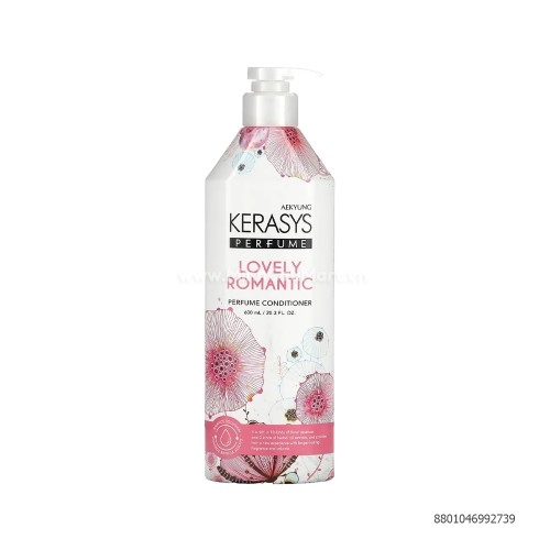 Dầu xả Kerasys Perfurm Lovely Romantic 600ml Dầu xả Kerasys Perfurm Lovely Romantic 600ml
