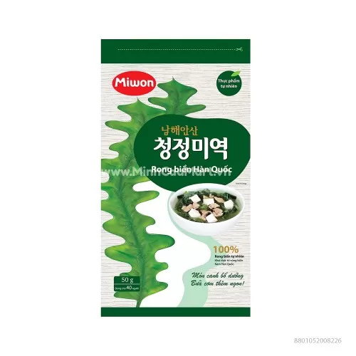 Rong biển nấu canh Miwon 50g  Rong biển nấu canh Miwon 50g