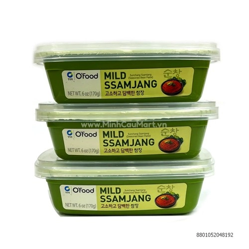 Tương chấm thịt nướng ít mặn O'food 170g Tương chấm thịt nướng ít mặn O'food 170g
