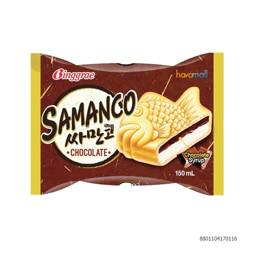 Kem Cá Samanco Binggrae Vị Chocolate 150ML Kem Cá Samanco Binggrae Vị Chocolate 150ML