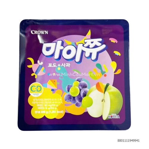 Kẹo CROWN hoa quả HT 300g