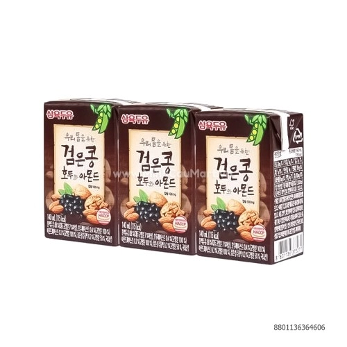 Sữa óc, đậu đen SAMYOOK 140ml vỉ 3 hộp Sữa óc, đậu đen SAMYOOK 140ml vỉ 3 hộp