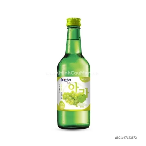 Rượu Soju Hàn Quốc Korice vị Nho Grape 360ml