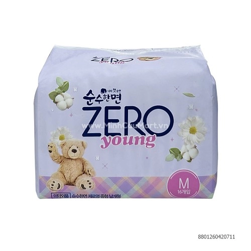Băng vệ sinh Zezo young size M 16 miếng Băng vệ sinh Zezo young size M 16 miếng