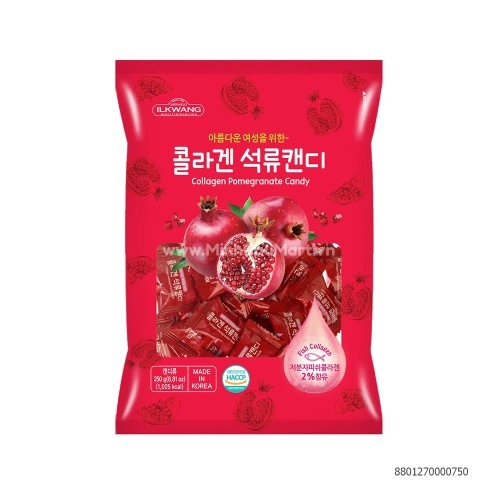 Kẹo Colllagen Vị Lựu ILKWANG 250G