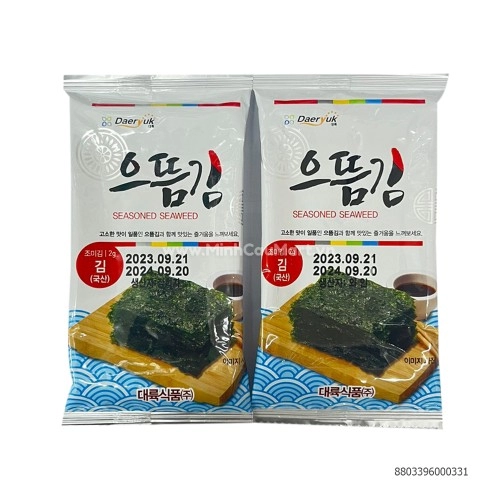 Rong biển ăn liền Daeryuk HQ 2g Rong biển ăn liền Daeryuk HQ 2g