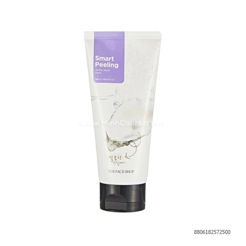 Tẩy Da Chết Ngọc Trai Trắng Da The Face Shop Smart Peeling White Jewel 120ml