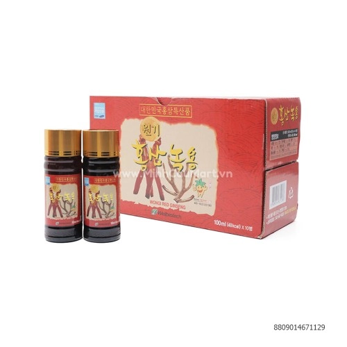 Nước hồng sâm nhung hươu Wongi 100ml