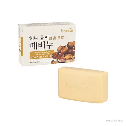 Xà Bông Tắm Tẩy Da Chết Tinh Chất Hạt Rẻ & Mật Ong Bazzle Hàn Quốc 100g