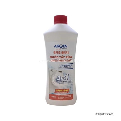 Nước tẩy lồng máy giặt Arota 400ml