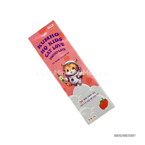 KĐR Kumho HQ Kids Cat Love -Toothpaste 70g Hương Dâu KĐR Kumho HQ Kids Cat Love -Toothpaste 70g Hương Dâu