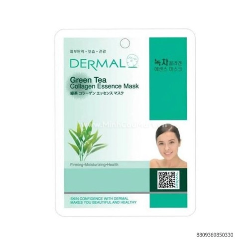 Dermal Mặt nạ tinh chất Collagen với chiết xuất Chè Xanh 23gram Dermal Mặt nạ tinh chất Collagen với chiết xuất Chè Xanh 23gram