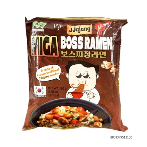 Mì xào tuong đen Migaboss 130g         Mì xào tuong đen Migaboss 130g