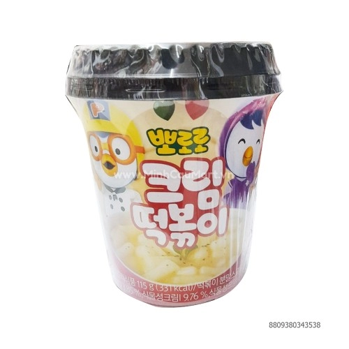 Bánh gạo xốt kem Pororo 115g Bánh gạo xốt kem Pororo 115g