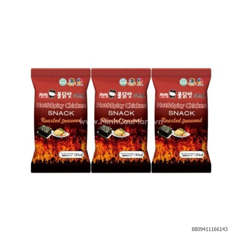 Rong Biển Nhập Khẩu Cao Cấp Ăn Liền Vị Cay Gwangcheon Rong Biển Nhập Khẩu Cao Cấp Ăn Liền Vị Cay Gwangcheon