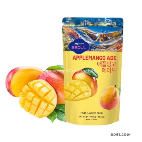 Nước trái cây Meet Seoul vị xoài túi 230ml       