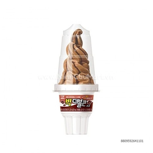 Kem cốc hồng tuyết vị Socola Big Double Cone Chocola