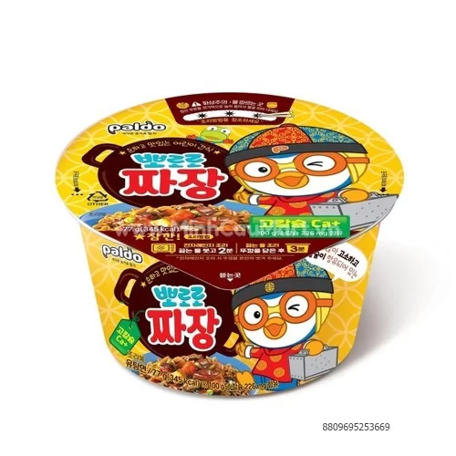 Mỳ tương đen Pororo 77g                                                                                                                                                                                                                                   