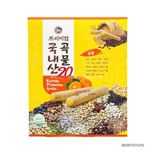 Bánh 20 Loại Hạt Cao Cấp HQ 150g Vị Cam Bánh 20 Loại Hạt Cao Cấp HQ 150g Vị Cam