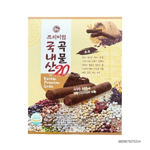 Bánh 20 loại hạt cao cấp HQ Vị Socola 150gr Bánh 20 loại hạt cao cấp HQ Vị Socola 150gr