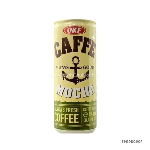 Cà phê lon OKF các vị lon 240ml                                                                                                                                                                                                                            Cà phê lon OKF các vị lon 240ml
