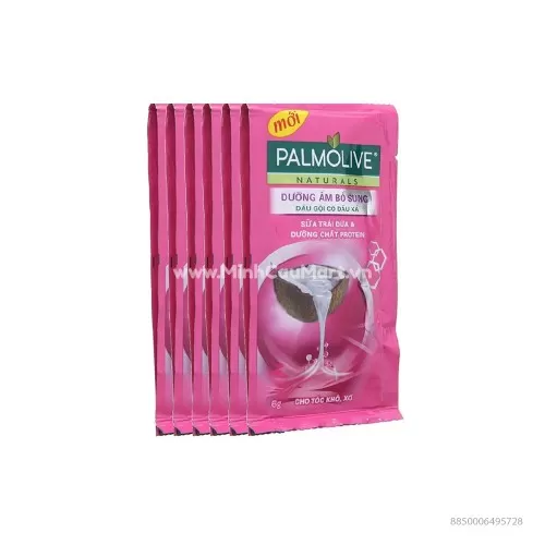 Dầu Gội Palmolive Dưỡng Ẩm Bổ Sung 12 Gói  Dầu Gội Palmolive Dưỡng Ẩm Bổ Sung 12 Gói