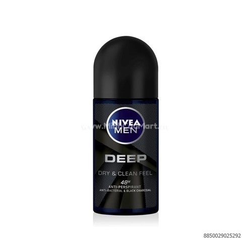Lăn ngăn mùi nivea than hoạt tính 50ml 