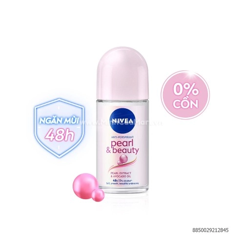 Lăn Nivea Nữ Pearl & Beauty 50ml