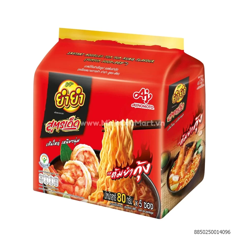 Mì gói tomyum Aijnomoto 80g