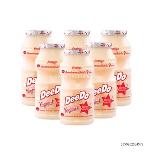 Nước sữa chua lên men DeeDo 100ml / vỉ 5 lọ Nước sữa chua lên men DeeDo 100ml / vỉ 5 lọ
