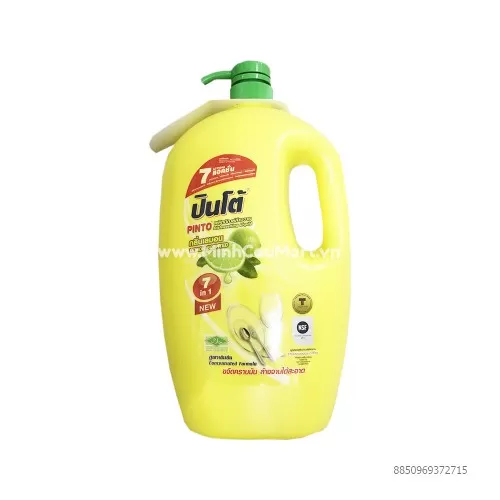 Nước rửa chén Pinto 1800ml chai vàng 
