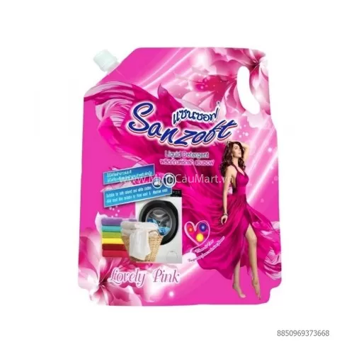 Nước xả Sanzot Thái lan túi 1800ml Màu Hồng Nước xả Sanzot Thái lan túi 1800ml Màu Hồng