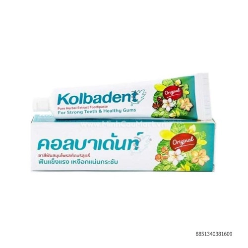 Kem đánh răng thảo dược thuần khiết Kolbadent 160G