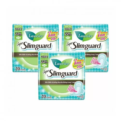 BVS Laurier siêu mỏng 1mm 20 miếng  BVS Laurier siêu mỏng 1mm 20 miếng