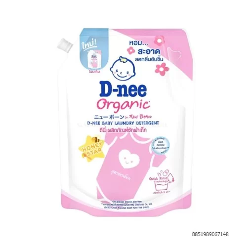Nước giặt quần áo em bé Dnee hồng túi 3,6 lít                                                       Nước giặt quần áo em bé Dnee hồng túi 3,6 lít