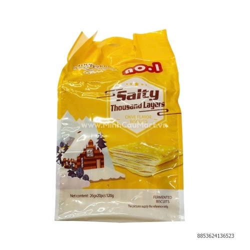 Bánh quy ngàn lớp Salty 520g