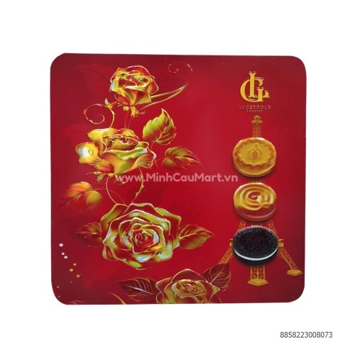 Bánh Quy Hỗn Hợp Lucky Gold 320g Hộp Đỏ