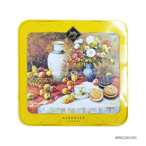 Bánh Quy Tổng Hợp Luky 200g Hộp Vàng 