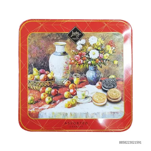 Bánh Quy Tổng Hợp Lucky 200g Hộp Đỏ 