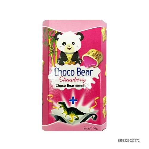 Bánh Gấu Choco Bear 36gr Dâu Bánh Gấu Choco Bear 36gr Dâu