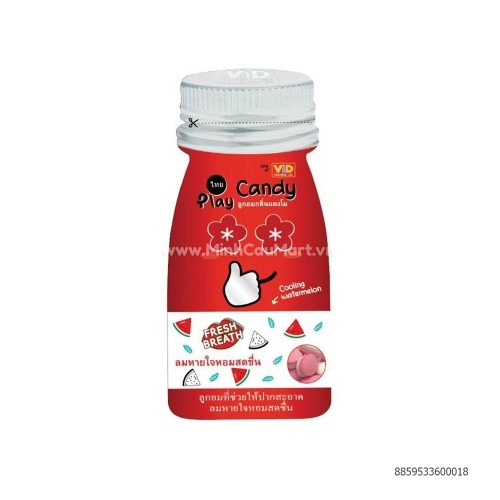 Kẹo ngậm thơm miệng vị dưa hấu