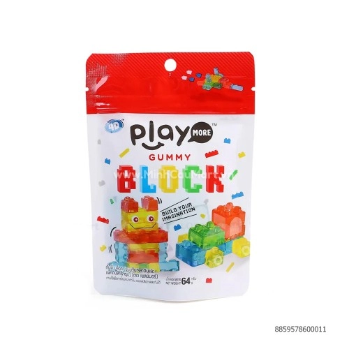 Kẹo dẻo xếp hình Playmore 64g