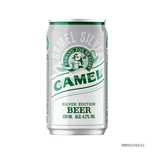Bia Camel bạc sleek lon 250ml                                                                                                                                                                                                                             