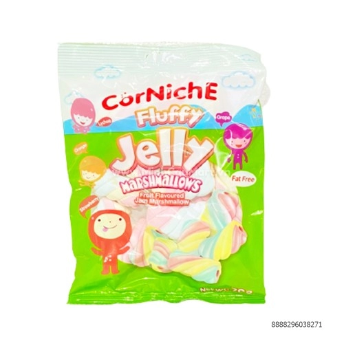 Kẹo xốp marshmallow các vị 70g Kẹo xốp marshmallow các vị 70g